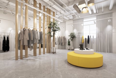 Retail boutique interior